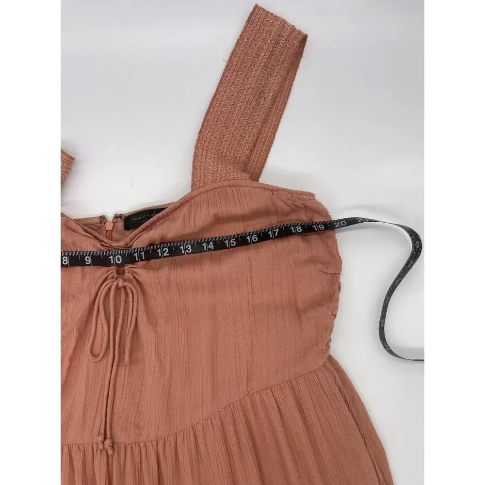 House of Harlow‎ 1960 x Revolve Midi Boho Dress Women’s Sz XL Party Casual Pink